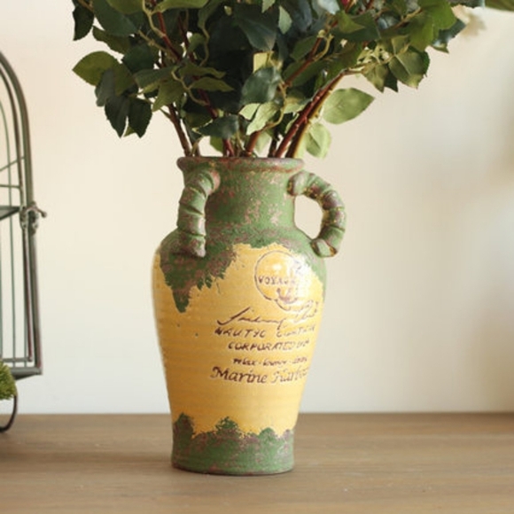 Vintage-antique retro old  three ears flower Pitcher/Vase - Picture 3 of 10